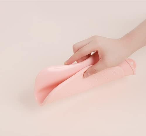 Hot Water Bag Small 500 ml - Children's Hot Water Bottle with Hand Warmer Cover (Random Colours)