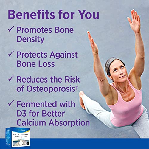 Finecal-500 - Bone & Joint Health Supplement with Calcium Carbonate & Vitamin D3 - 150 Tablets