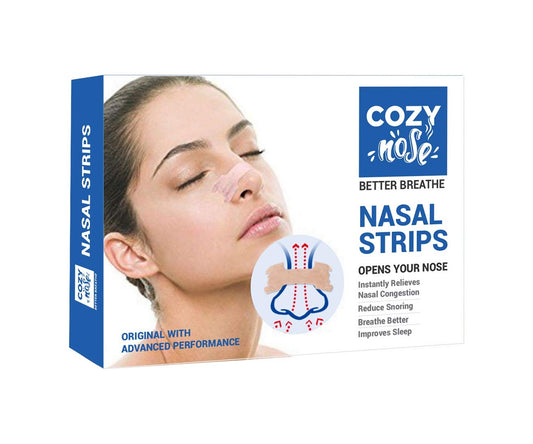 Snoring Relief Nasal Strips | Opens Your Nose Instantly | Better Breath & Improves Sleep | Pack of 10 Strips