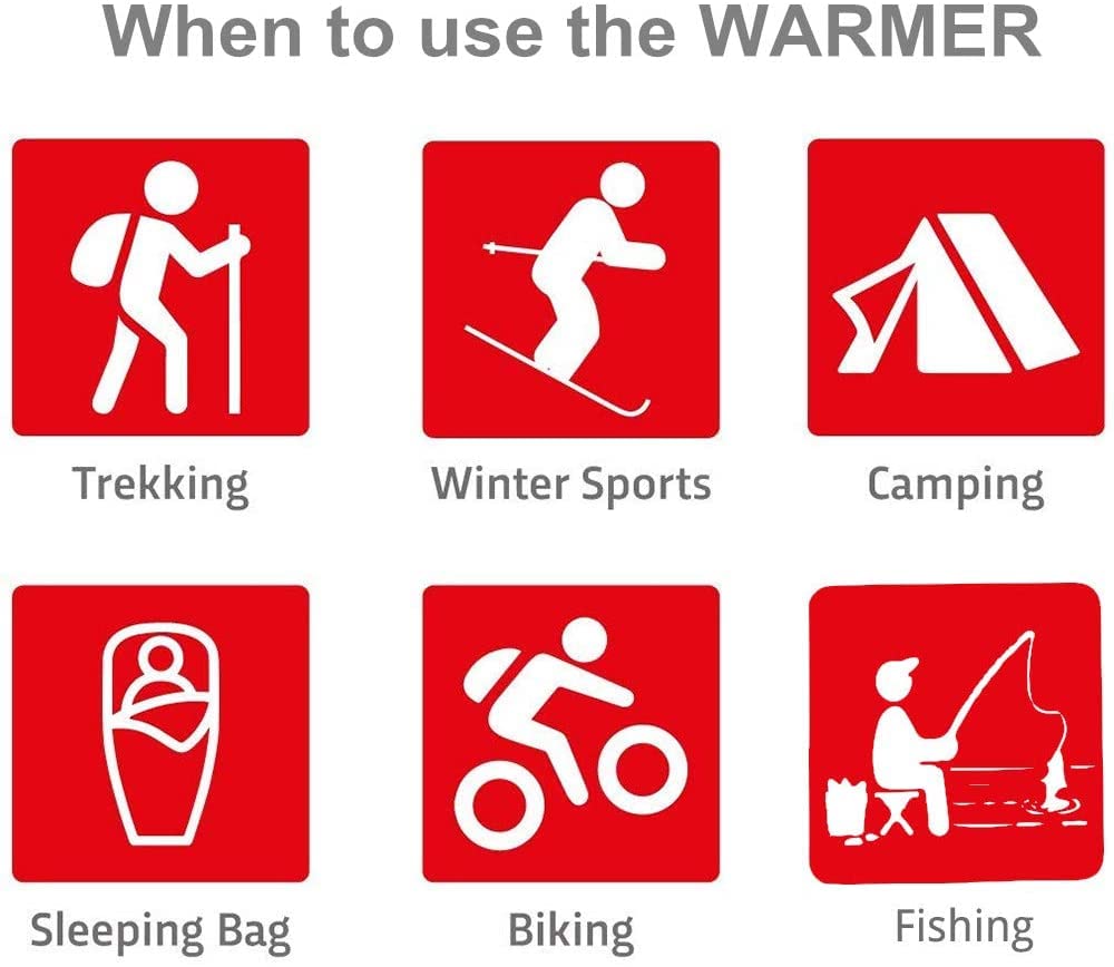 Body Warmers Heat Pouch - Self Heating Warmer - Long Lasting Natural Safe and Odorless Single Use Air Activated Heat Packs for Body, Up to 10 Hours of Heat - 5 Pcs