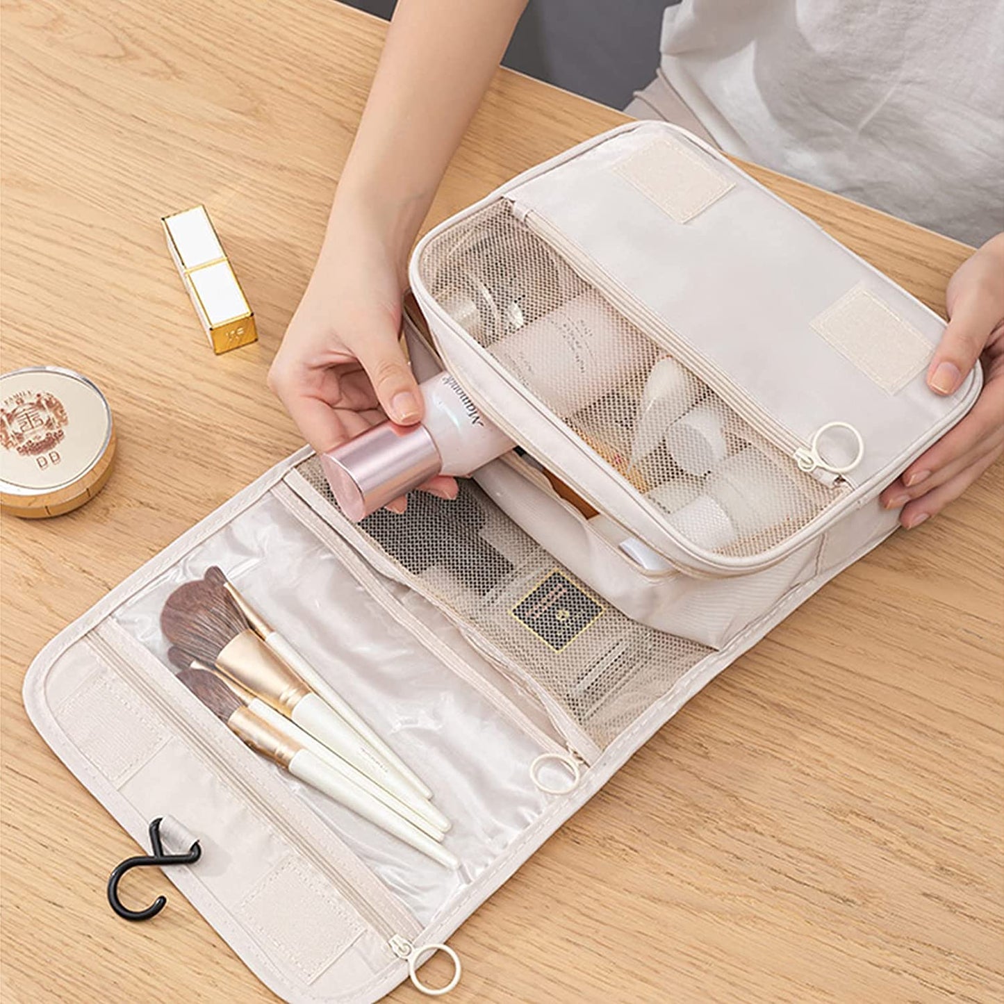 Cosmetic Pouch (Matte Beige)