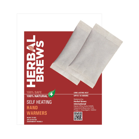 Hand warmers Heat Pouch - Self Heating Warmer - Long Lasting Natural Safe and Odorless Single Use Air Activated Heat Packs for Hands, Up to 10 Hours of Heat - 5 Pairs