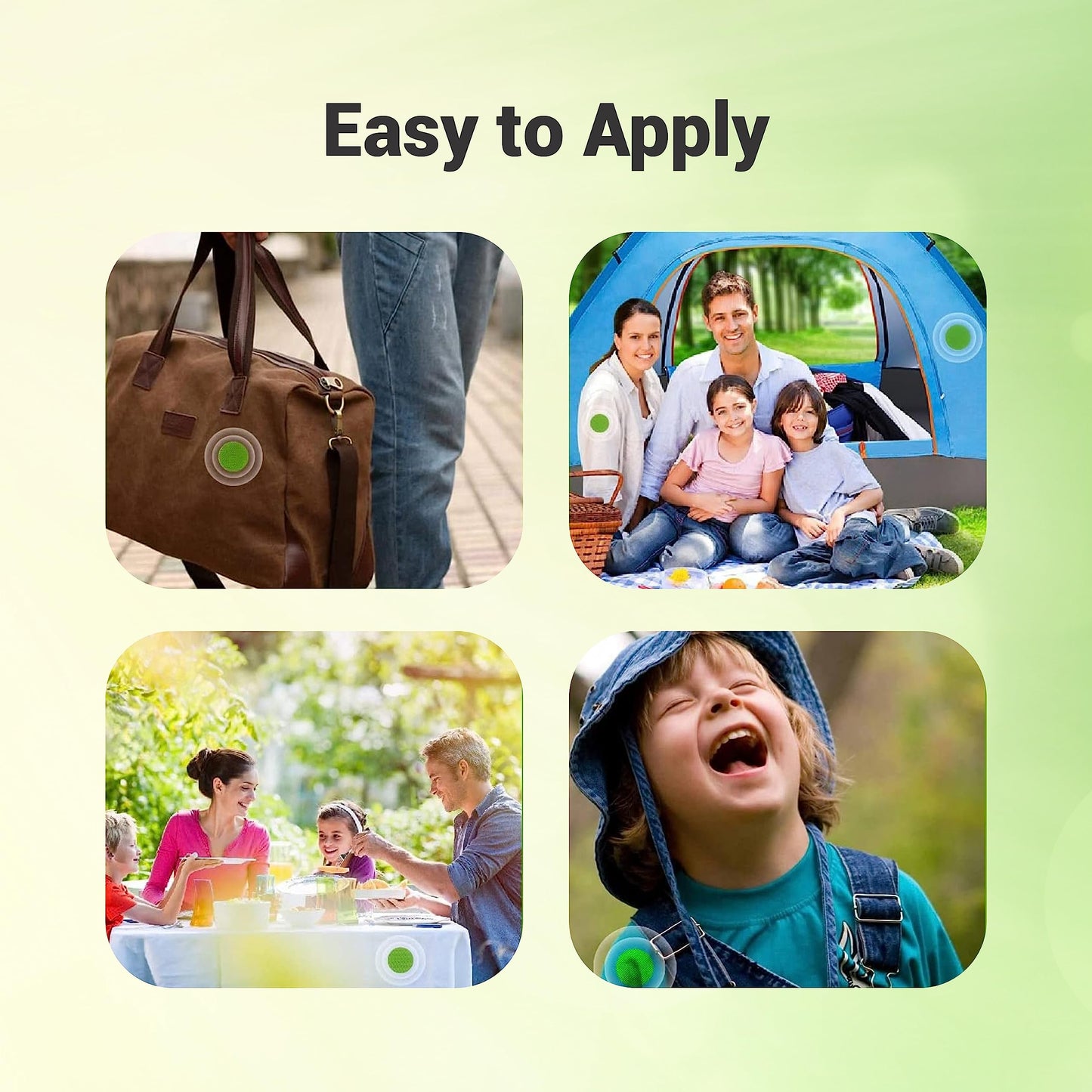 Natural Repellent Mosquito Patches For Babies With 12 Hour Protection - 36 Patches - Natural Citronella Mosquito Repellent Patch Stickers For Travel, Outdoor, Indoor For Children And Adults