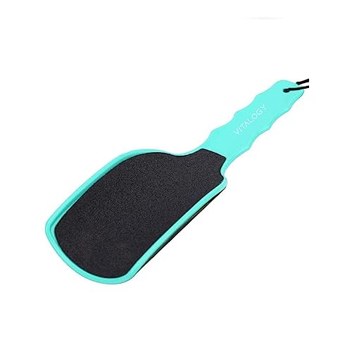 Callus Remover for Feet | Foot Scrubber for Dead Skin Remover | CURVED Foot File Removes Hard Skin, Leaves Feet Smooth | Pedicure tools - Foot Scraper Rasp (Green)