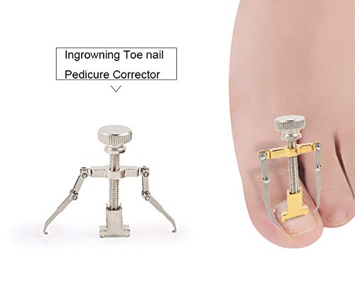 Ingrown Toenail Correction Tool with CASE | Feet Toe Nail Pedicure Corrector Lifter Fixer Toe Nail Straightener Tool & Helps Treatment for Nail Fungus | Toe Nail Correction Tool - GOLD
