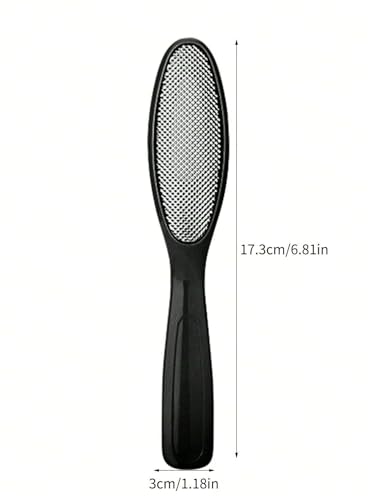 Pedicure Tools for Feet - 8 in 1 Pedicure Kit | Foot Scrubber for Dead Skin, Callus Remover, Foot Scraper, Foot File, Pitchfork, Filer for Nail Repair - 1 Set (Black)