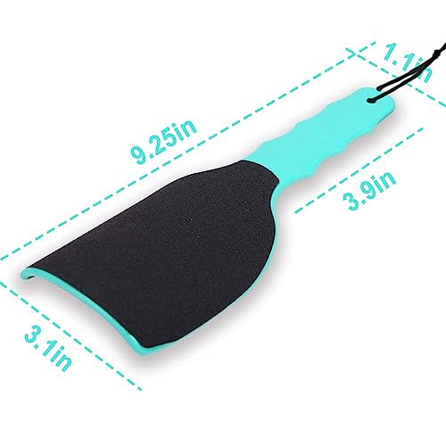 Callus Remover for Feet | Foot Scrubber for Dead Skin Remover | CURVED Foot File Removes Hard Skin, Leaves Feet Smooth | Pedicure tools - Foot Scraper Rasp (Green)