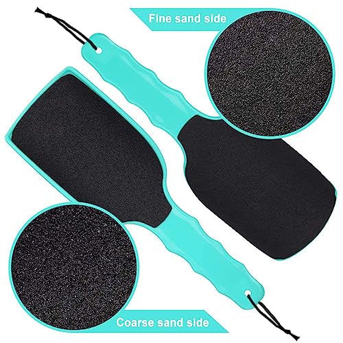 Callus Remover for Feet | Foot Scrubber for Dead Skin Remover | CURVED Foot File Removes Hard Skin, Leaves Feet Smooth | Pedicure tools - Foot Scraper Rasp (Green)