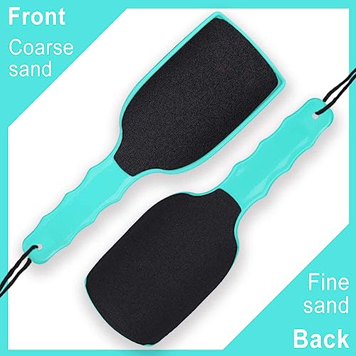 Callus Remover for Feet | Foot Scrubber for Dead Skin Remover | CURVED Foot File Removes Hard Skin, Leaves Feet Smooth | Pedicure tools - Foot Scraper Rasp (Green)