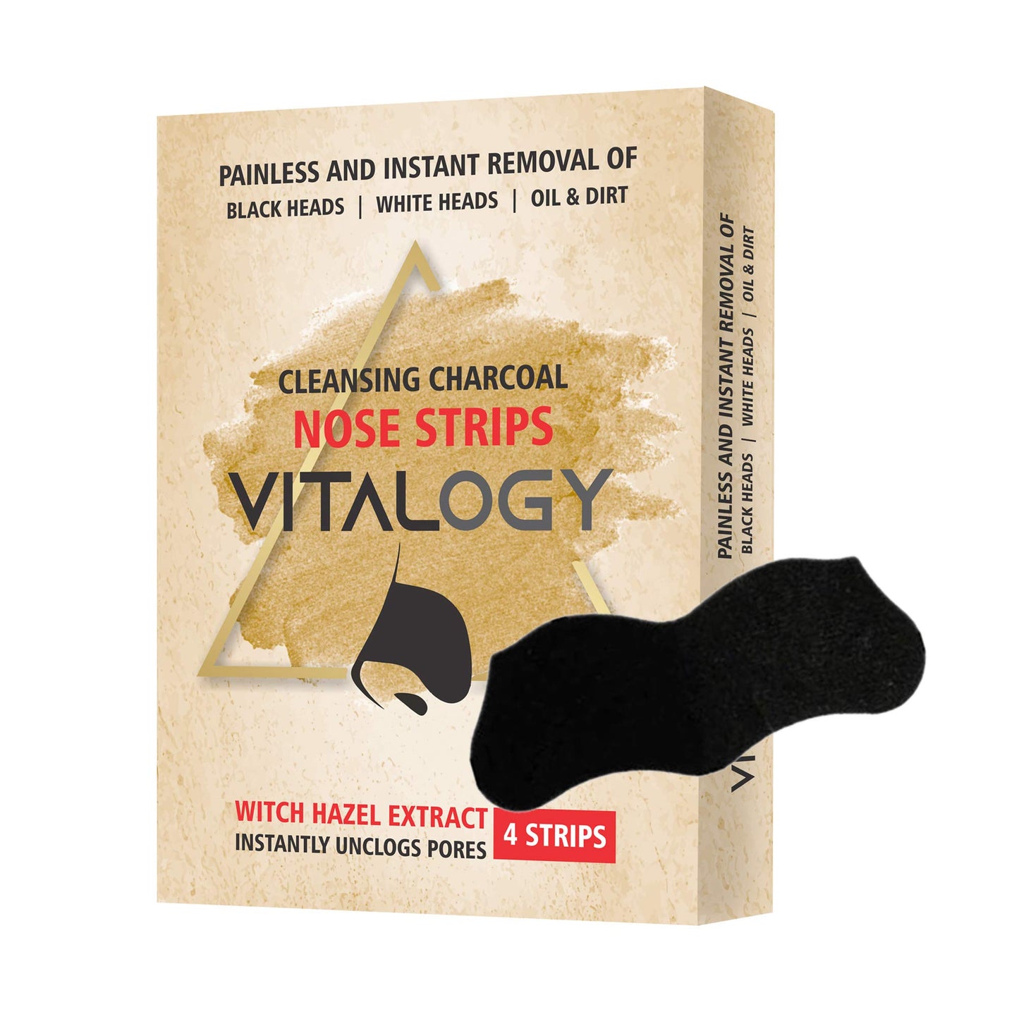 Blackhead Remover Strips for Nose for Women & Men - 4 Strips in Pack of 1
