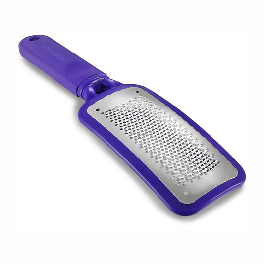 Callus Remover for Feet | Foot Scrubber for Dead Skin Remover | Removes Hard Skin, Leaves Feet Smooth | Pedicure tools - Foot Scraper Rasp (PURPLE)