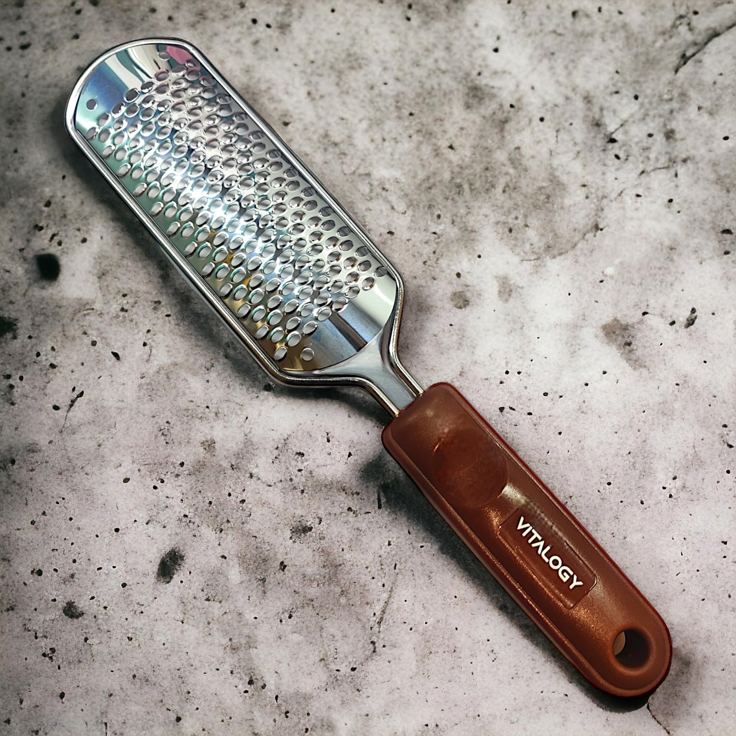 Foot File Callus Remover for Feet | Foot Scrubber for Dead Skin Remover | Surgical Grade Stainless Steel Grater Style