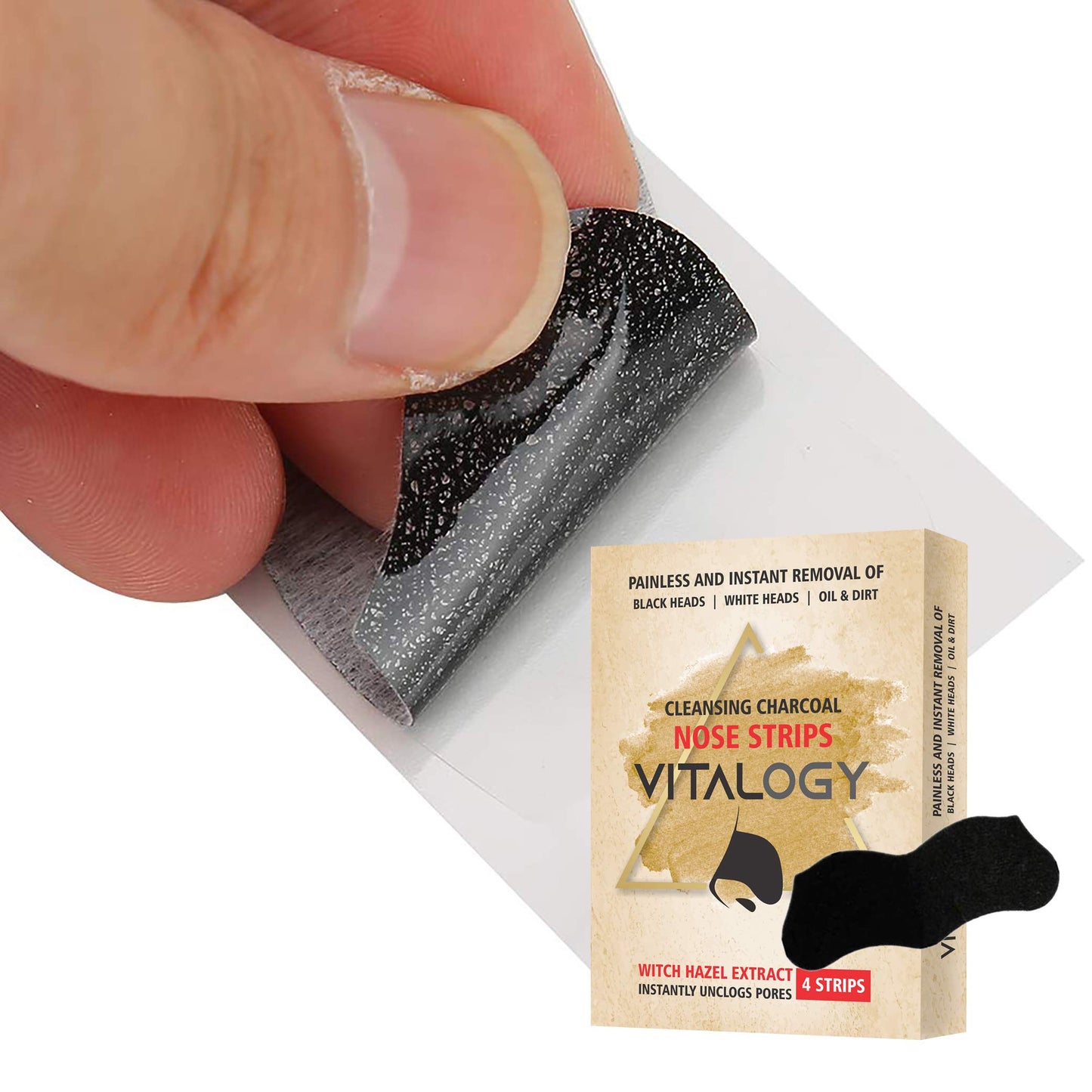 Blackhead Remover Strips for Nose for Women & Men - 4 Strips in Pack of 1