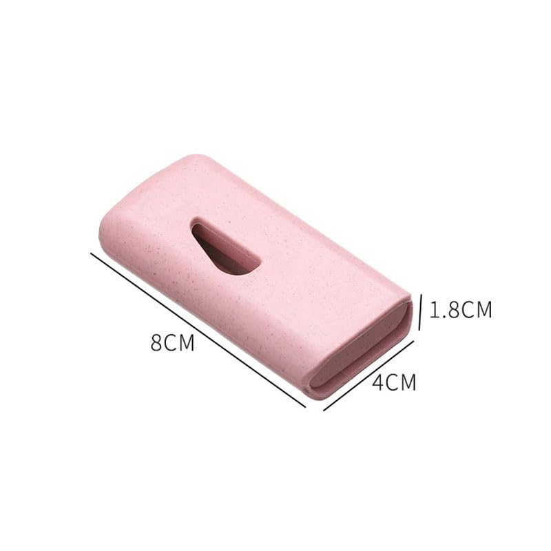 Pill Cutter for Tablets of Any Size - Pill Cutter Splitter of All Size Pills, Made of Food Grade Cereal Fiber, BPA free Wheat Straw Material, Stainless Steel Blade, Ideal for Travel, Pocket, Purse (Random Colour)
