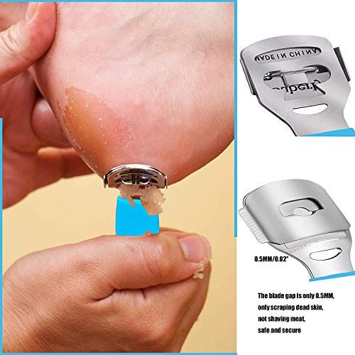 Pedicure Tools for Feet - 8 in 1 Pedicure Kit | Foot Scrubber for Dead Skin, Callus Remover, Foot Scraper, Foot File, Pitchfork, Filer for Nail Repair - 1 Set