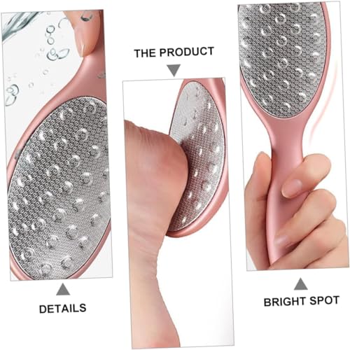 Foot File Callus Remover for Feet | Removes Hard Skin, Leaves Feet Smooth | LUXE Collection - Rose Gold 360 round