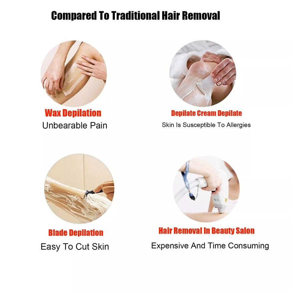 Hair Remover for Women and Men - Reusable Crystal Hair Remover Epilator