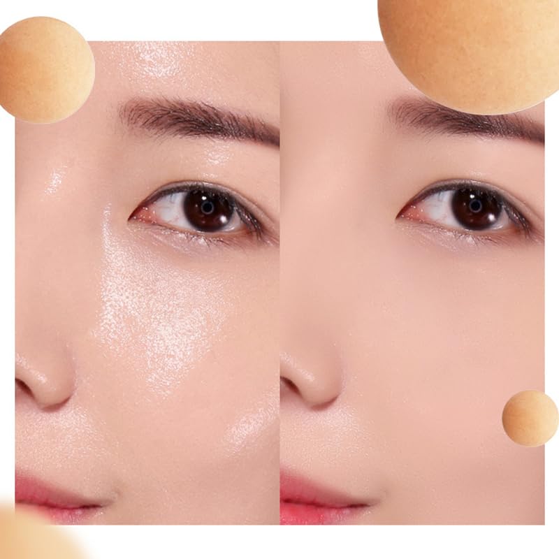 Oil Absorbing Volcanic Roller | Oil Control On-The-Go | REAL Volcanic Stone Face Roller, Portable & Reusable for Instant Results, Remove Excess Shine from Oily Skin - Double Sided (Pink)